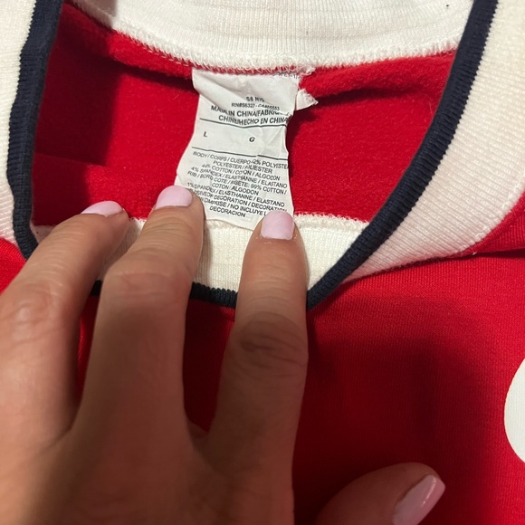 Red Nike Crop Sweater - Picture 13 of 15